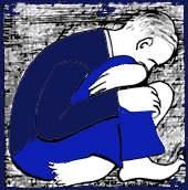 somber en inzichzelf gekeerd