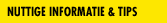 nuttige informatie en tips